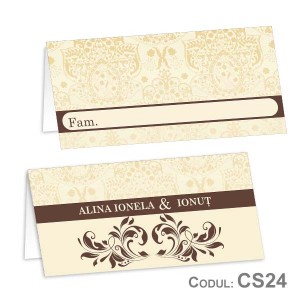 Place Card nunta CS24